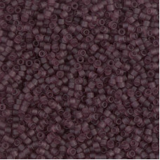 5 grams Size 11 Miyuki Delica Matte Transparent Mauve DB1264