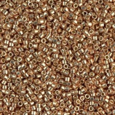 5 grams Size 11 Delica Duracoat Galvanised Champagne DB1834
