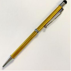 Slimline Fancy Pen with Chrome Fittings and Stylus Tip