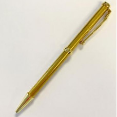 Slimline Fancy Pen with Gold Fittings
