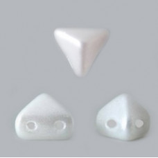10 grams 2 hole Super Kheops Pastel White 02010 25001