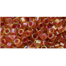 5g TOHO Aiko Fuchsia Lined Topaz Rainbow TA-11-1823