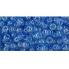 10g TOHO size 6 Trans Rainbow Dark Aqua TR-06-163B