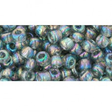 10g TOHO size 6 Trans Rainbow Black Diamond TR-06-176