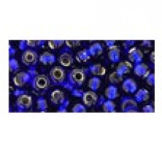 10g TOHO Size 6  Silver Lined Cobalt TR-06-28