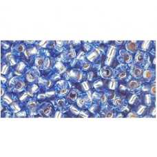 10g TOHO size 6 Silver Lined Light Sapphire TR-06-33