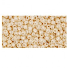 10g TOHO size 11 Opaque Lustred  Light Beige   TR-11-123