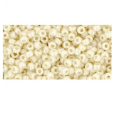 10g TOHO size 11 Opaque Rainbow Light Beige  TR-11-409