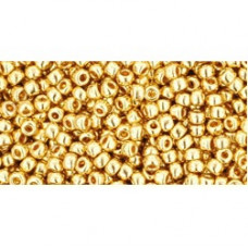 5g TOHO Size 11 Metallic 24K Gold Plated TR-11-712