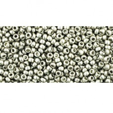 5g TOHO Size 15 Metallic Silver TR-15-714