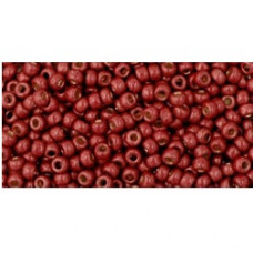 10g TOHO size 15 PermaFinish Matte Galv Cabernet TR-15-PF564F