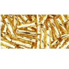 5 grams TOHO Size 3 Twisted Bugle Silver Lined Lt Topaz TW-03-22 5 grams TOHO Size 3 Twisted Bugle Silver Lined Lt Topaz TW-03-22