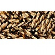 5 grams TOHO Size 3 Twisted Bugle Bronze TW-03-221 5 grams TOHO Size 3 Twisted Bugle Bronze TW-03-221
