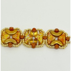 Les Perles par Puca Tao Bracelet kit Ice Slushy Orange