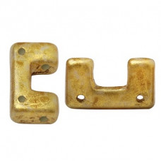 10 grams Telos 4 hole beads Opaque Beige Spotted 02010 65322 10 grams Telos 4 hole beads Opaque Beige Spotted 02010 65322