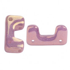 10 grams Telos 4 hole beads Op Violet/Gold Ceramic 03000 14496 10 grams Telos 4 hole beads Op Violet/Gold Ceramic 03000 14496