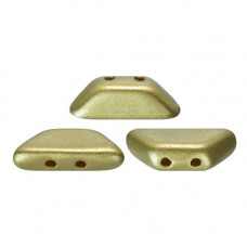10 grams Tinos 2 hole beads Pastel Lime 02010 25021