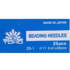 25 Pack 36mm long Toho Size 11 Beading Needles