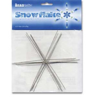 6 pack 6 inch wire snowflake frames