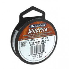 10 lb strength, 0.15 or 0.006 inch dia Wildfire 50 yds Black 10 lb strength, 0.15 or 0.006 inch dia Wildfire 50 yds Black
