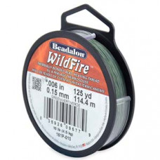 10 lb strength, 0.15 or 0.006 inch dia Wildfire 125 yds Green