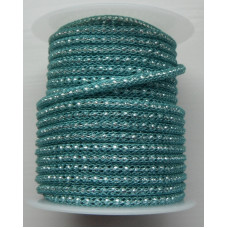 Light Blue wire over 2mm Silver Plated bead chain price per 10cm