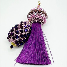 Bag Charm Kit Dark Violet