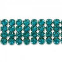 24 pack 40001 Swarovski Crystal Mesh Blue Zircon 24 pack 40001 Swarovski Crystal Mesh Blue Zircon