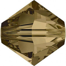 50 pack 4mm 5328 Swarovski Bicone Crystal Bronze Shade