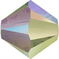 50 pack 4mm 5328 Swarovski Bicone Crystal Paradise Shine 2x