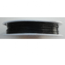 0.5mm Nylon Cord black. Price per 25 metres