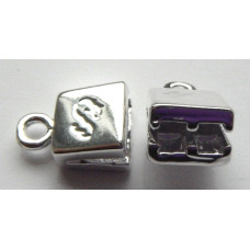 Double Strand silver plated brass end caps.Sold per pair