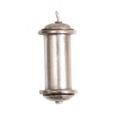 30mm .999 A Silver Plated Patera Pendant with 21mm Channel