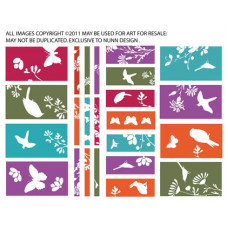 Collage Sheet Silhouettes sized to fit Channel Beads Collage Sheet Silhouettes sized to fit Channel Beads