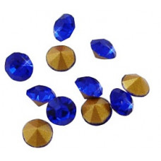 10 pack 5mm Sapphire crystal Chatons