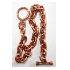 Copper Plated 7.5 inch Nunn Design Heavyweight Plain Link Chain
