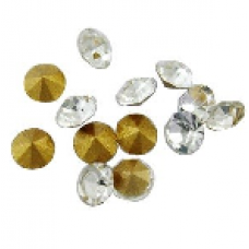 10 pack 5mm Clear Chinese crystal Chatons