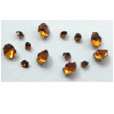 5 grams Amber Chinese crystal Chatons 2,3,4 mm