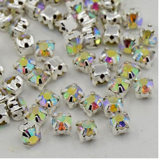 SS12 3.1mm glass montees crystal ab 15 pack