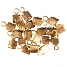 24K Gold Plated Connectors for 14PP Cup Chain Sold per Pair