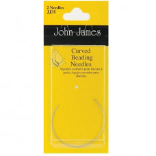 2 Pack Curved Beading Needles