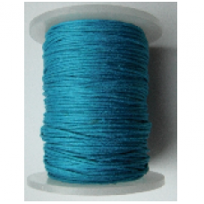 1mm Cotton Cord in dark turquoise. Price per 10 metres