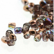 100 pack True2 Firepolish Lt Amy Copper Rainbow 20030 98533
