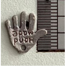 13mm antique silver Tibetan style hand charm