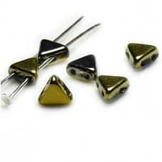 10 grams Kheops 2 hole beads California Graphite 00030 98547