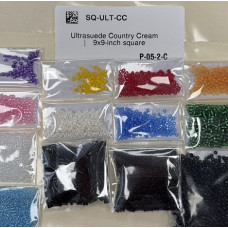 Janet Rouse Seed Beads and More Beadalong Kit Version 1 Cream Ultrasuede Janet Rouse Seed Beads and More Beadalong Kit Version 1 Cream Ultrasuede