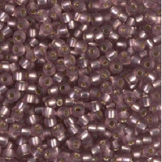 10 grams Size 6 Miyuki Seed Beads Silver Lined Matte Smoky Amethyst 12F