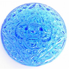 18mm Engraved Glass Mosaic Sapphire