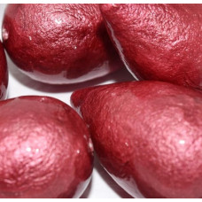 24x18mm Papier Mache Olive Bordeaux 817