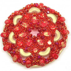 Perle Noel 2023 Complete Kit Coral Red Gold Splash